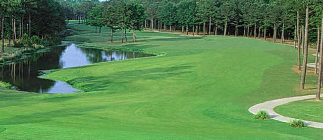 A view of a fairway at River Oaks Golf Club.