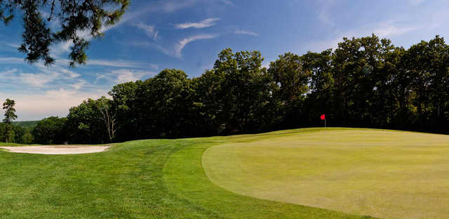 A view of a hole at Mount Airy Golf Club.