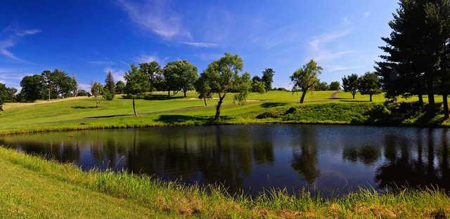 A view over the water from Mount Airy Golf Club.