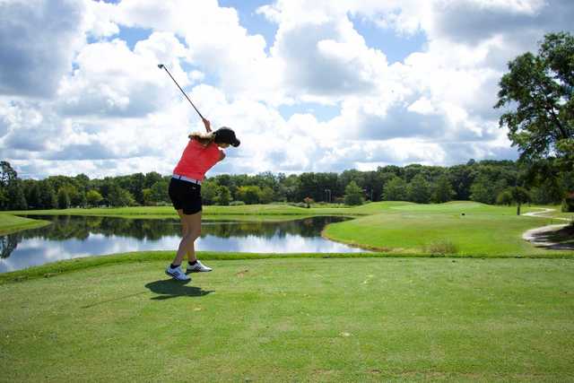 A view from a tee at Nature Walk Golf Club.