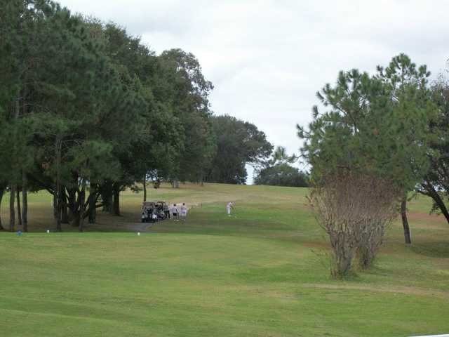 A view of a tee at Green Valley Country Club.