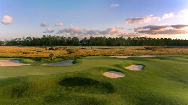 A view of a green from The Club at Osprey Cove.