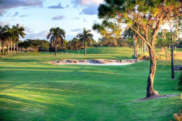 A view of the 9th hole at Eagle at Okeeheelee Golf Course.