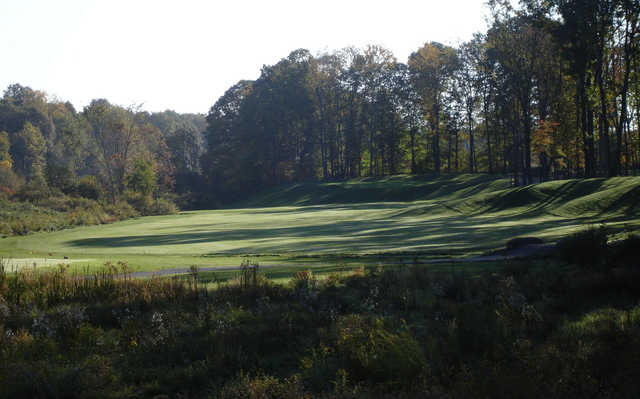 A view of a fairway at Pine Lakes Golf Club.