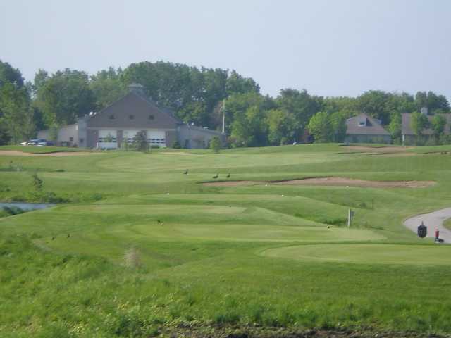 A view of tee #17 at Tanna Farms Golf Club.