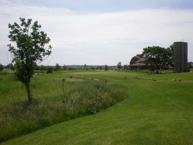 A view of a green at Tanna Farms Golf Club.