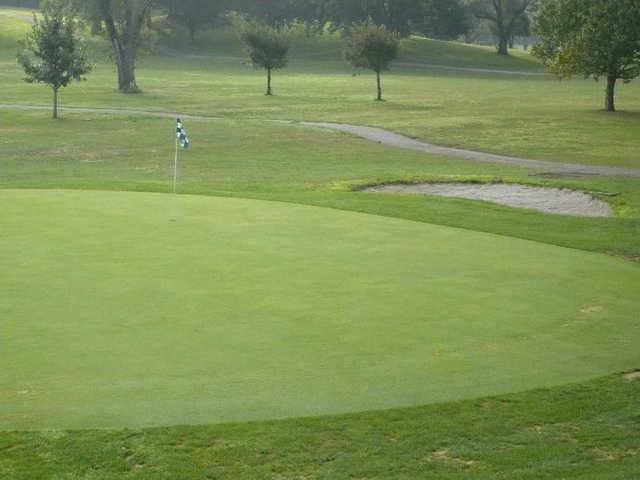 A view of a green at Grandview Golf Course