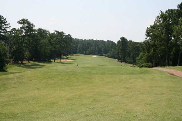 A view of a tee at Trophy Club of Apalachee.