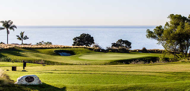 A view of tee #9 from The Links at Terranea.