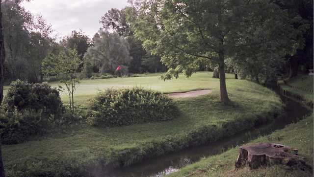 View of a green from Saint Ouen l'Aumone Golf Club