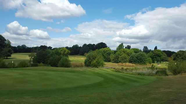 View of the 12th green at Cobtree Manor Park Golf Course