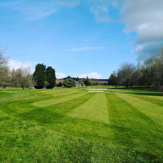 View from a fairway at Cobtree Manor Park Golf Course
