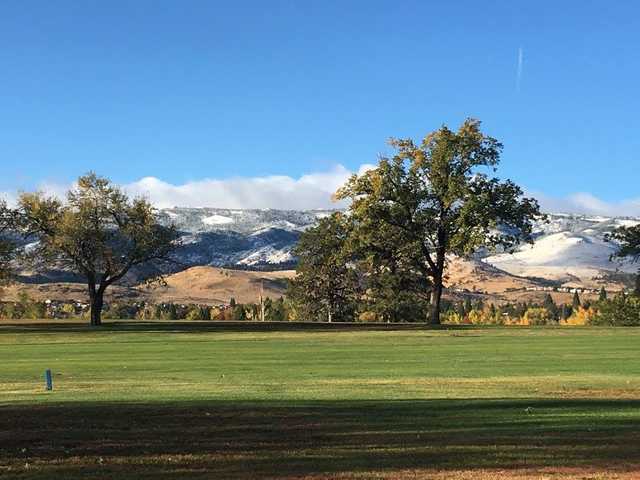 View from the 18th fairway at Washoe Golf Course