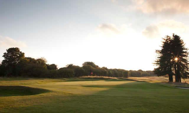 View of the 17th hole at High Post Golf Club