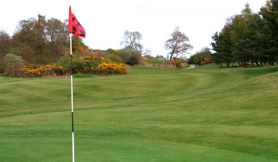 A view of hole #14 at Linlithgow Golf Club