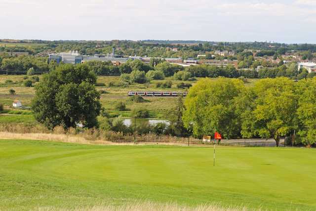 A view of a hole at Chadwell Springs Family Golf Centre.