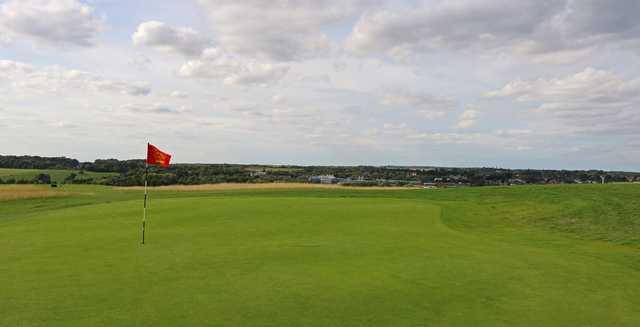 A view of a green at Chadwell Springs Family Golf Centre.