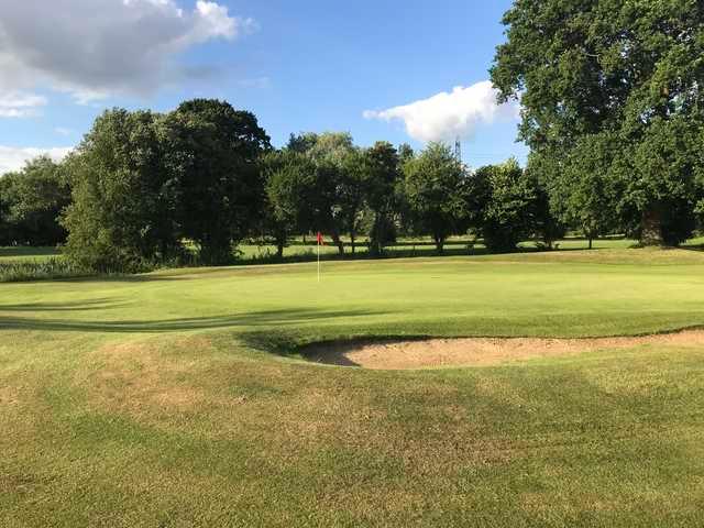 View from a green at Theale Golf Club
