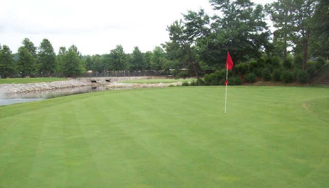 View from the 8th green at Lakeside Village Golf & Athletic Club