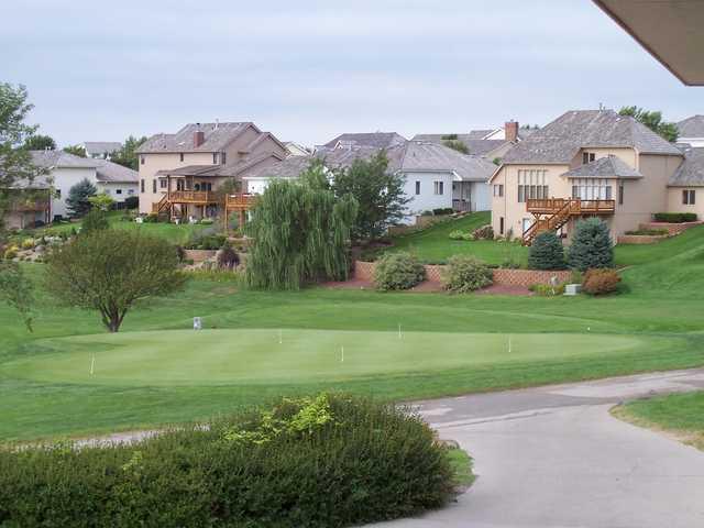 A view of the practice area at Tara Hills Golf Course