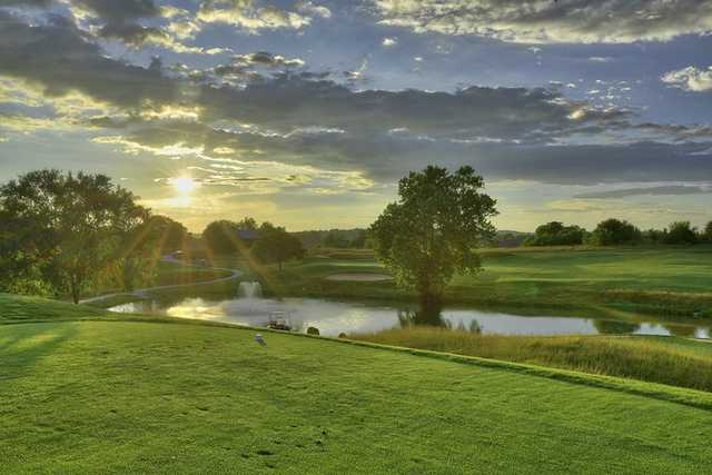 A sunny day view from Boone's Trace National Golf Club.