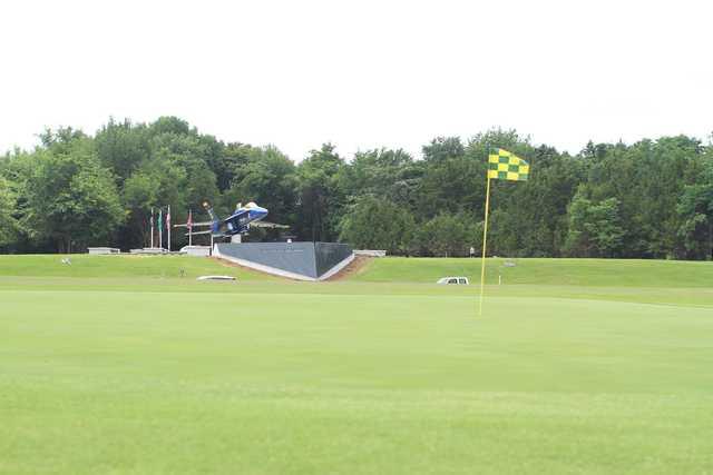 A view of a green at Smyrna Golf Course.