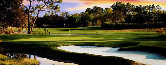 A view of a green at National from ChampionsGate Golf Club.