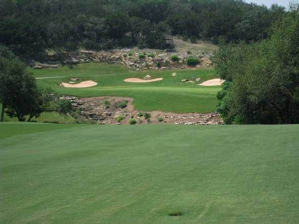 A view from the approach shot to green #12 at La Cantera Golf Club.