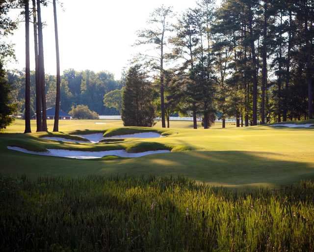 A view of fairway #11 at UNC Finley Golf Course.