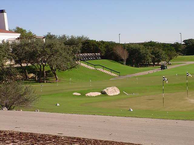 A view of the practice area at La Cantera Resort