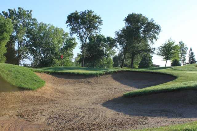 A view of a hole at WildHawk Golf Club.