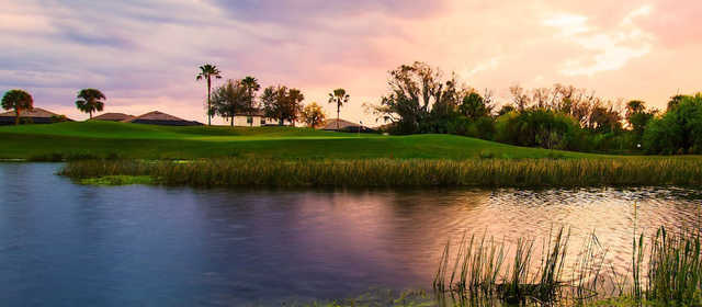 A view over the water from River Strand Golf and Country Club.