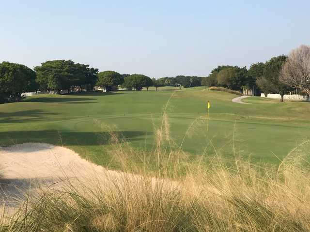 View of a green at Winston Trails Golf Club
