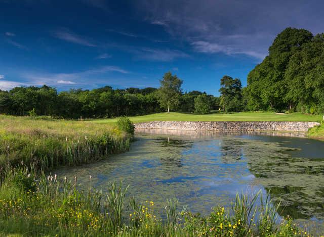 View of the 7th green at Galgorm Castle Golf Club