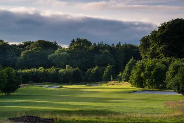 View of the 18th gree from the tees at Galgorm Castle Golf Club