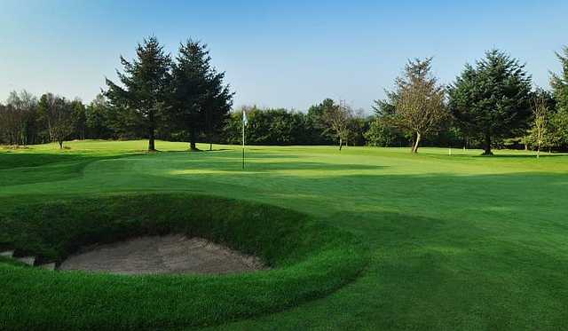 A view of the 7th hole at Neath Golf Club.