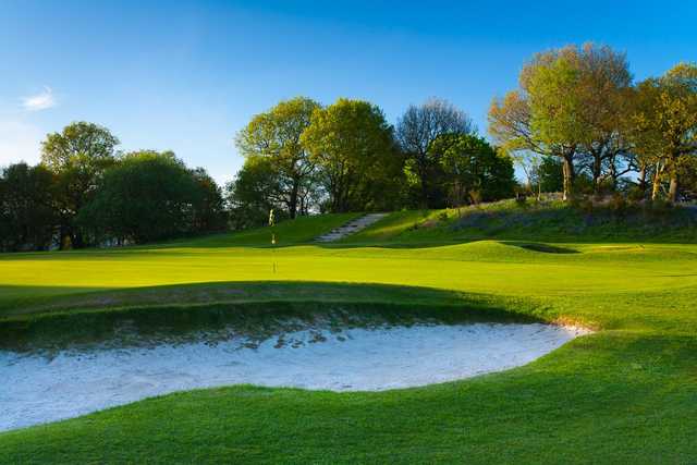 A view of the 7th green at Cawder Course from Cawder Golf Club.