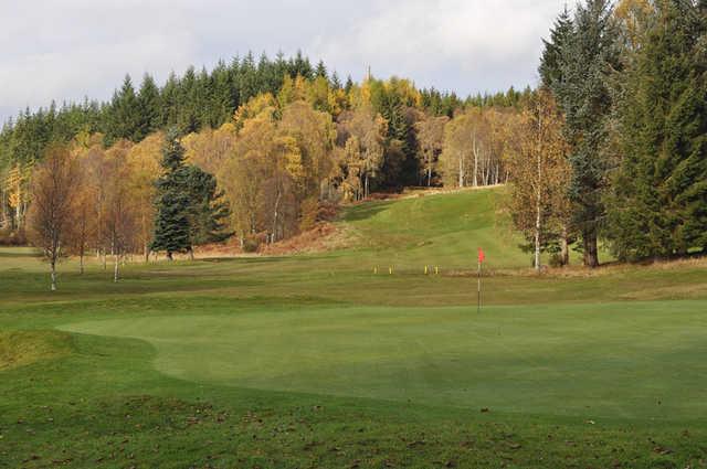 A view of the 7th hole at Comrie Golf Club.