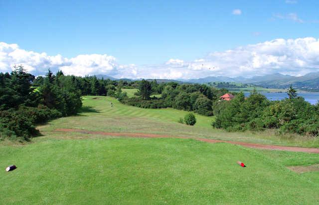A view from tee #2 at Championship from Greenock Golf Club.