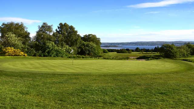 A view of a green at Helensburgh Golf Club.