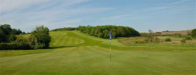 A view of hole #11 at Kirkhill Golf Club.