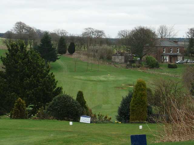 A view of 2nd tee overlooking the 5th fairway at Lockerbie Golf Club.