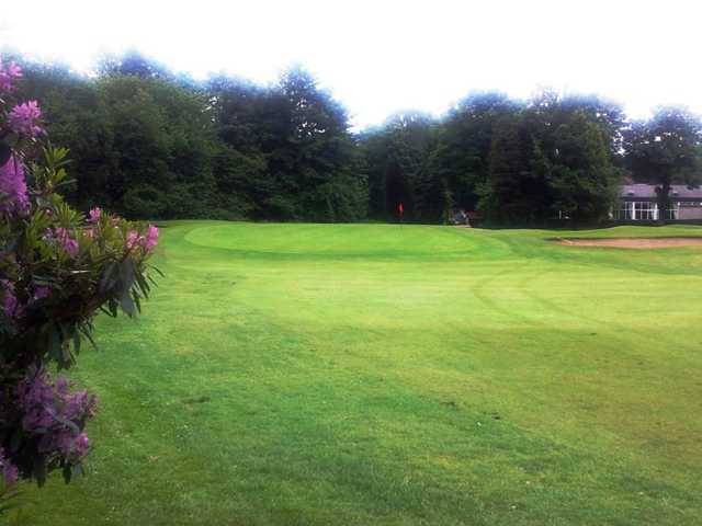 A view of the 18th green at Renfrew Golf Club.