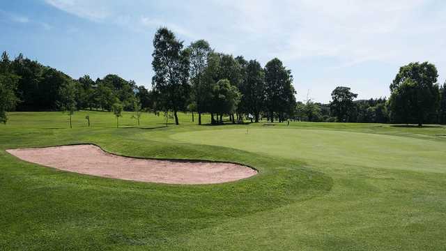 A view of a hole at Blackburn Golf Club.
