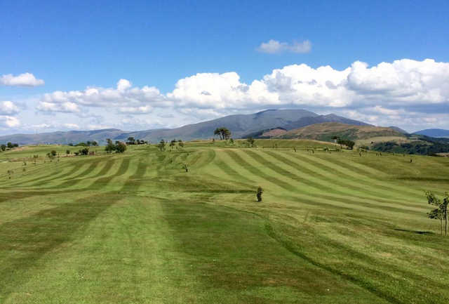 A view of a fairway at Cockermouth Golf Club.