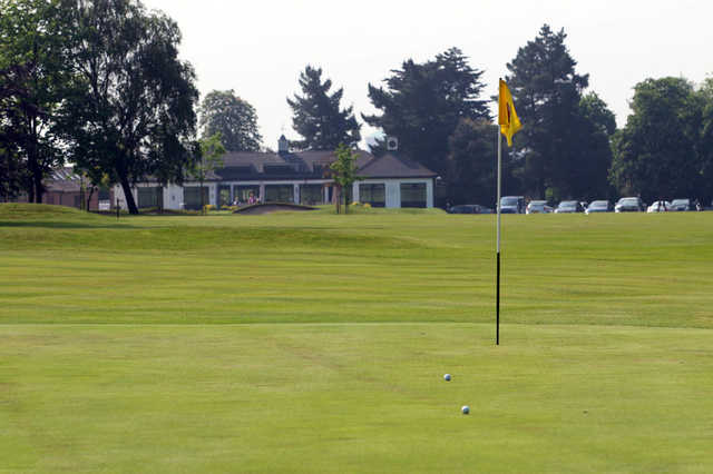 A view of a green at Colchester Golf Club.