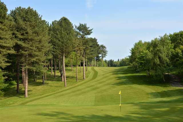 Looking back from the 15th green at Westerham Golf Club