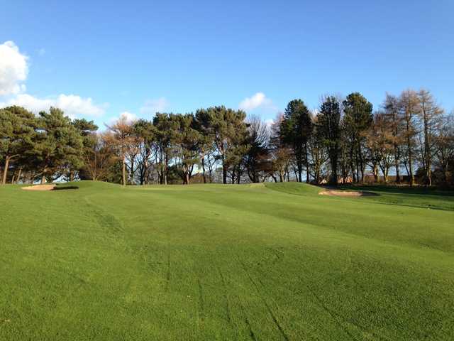 A view of the 14th green at Scarborough North Cliff Golf Club.