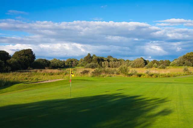 A view of the 14th green at Bishopbriggs Golf Club.