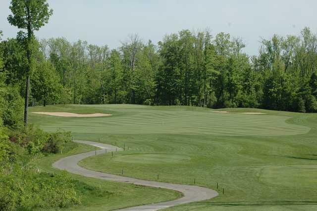 A view of green #15 at Cumberland Trail Golf Course